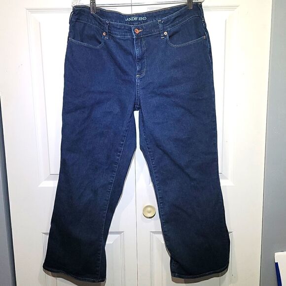 LAND'S End Bootcut Denim Jeans - Picture 2 of 8